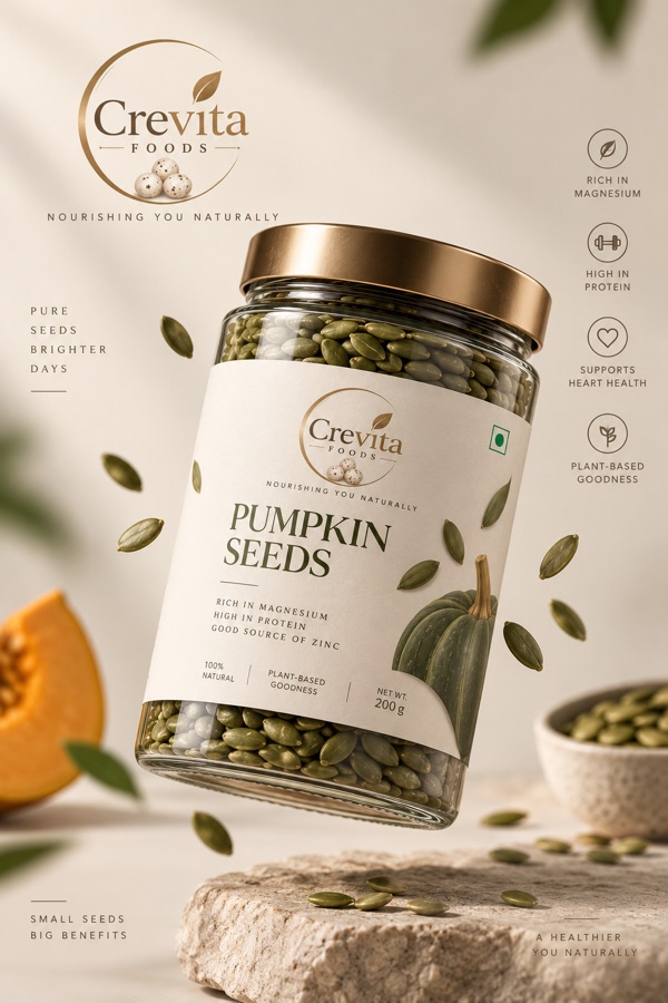 Crevita Pumpkin Seeds jar